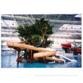 Wide Kids' Water Slides, Banyan Fiberglass Slide Aqua Water Park Equipment